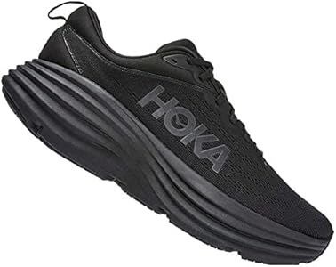 Hoka One One Bondi 8, Women's Running Shoes, Black, 5 UK